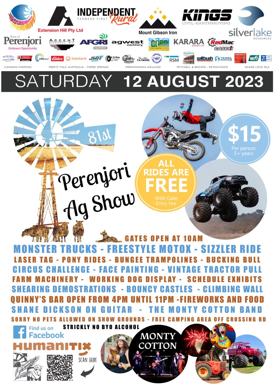 Perenjori 2023 Ag Show