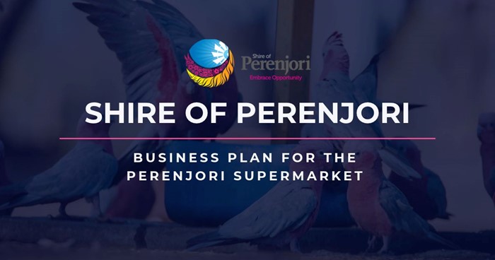 Shire of Perenjori - Business Plan for the Perenjori Supermarket