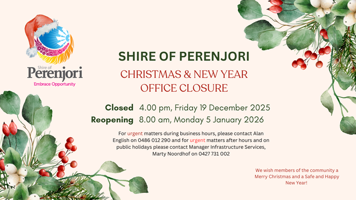 Christmas & New Year Office Closure 2025
